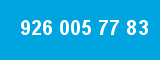 926 005 77 83 926 005 77 83